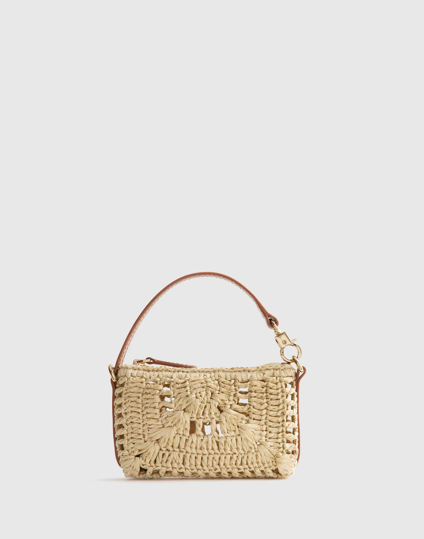 Handwoven Straw Bucket Bag