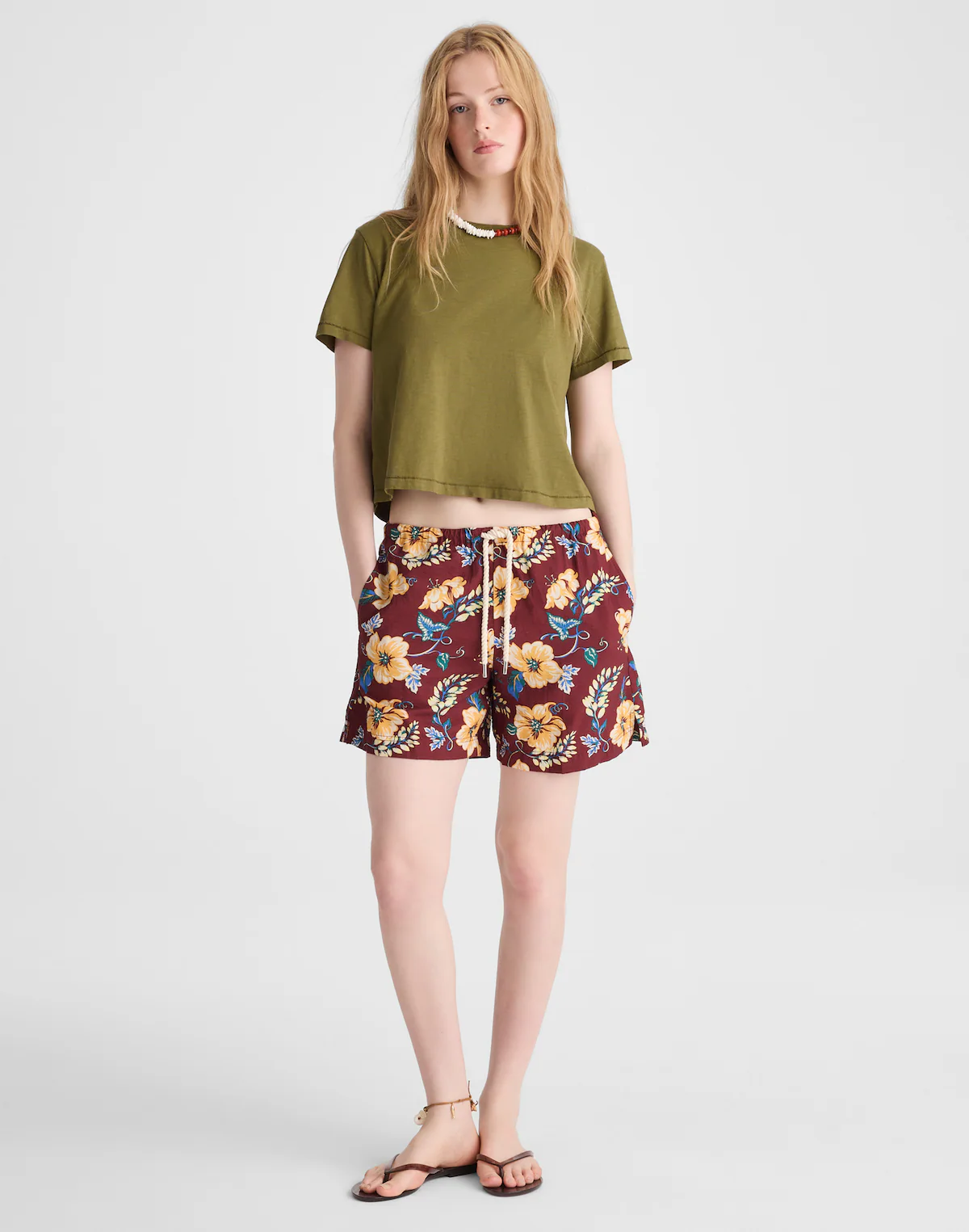 Pull-On Drawstring Boardshorts