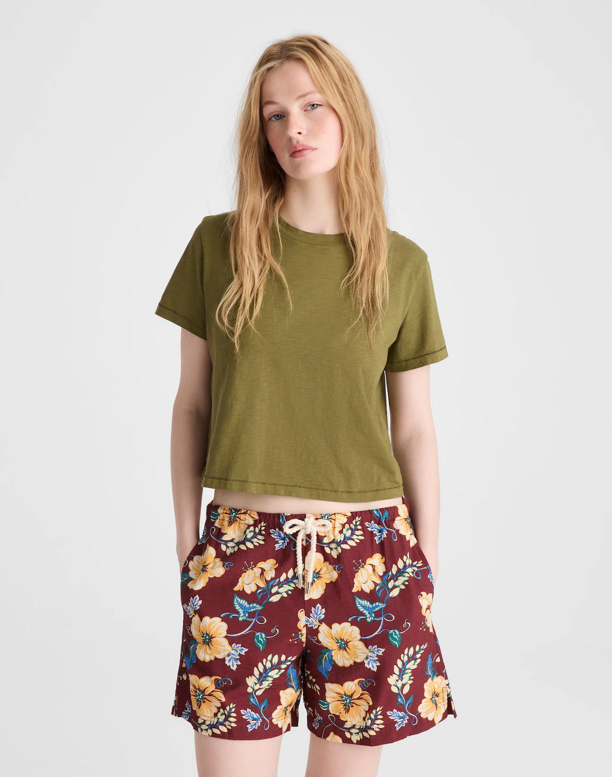 Pull-On Drawstring Boardshorts