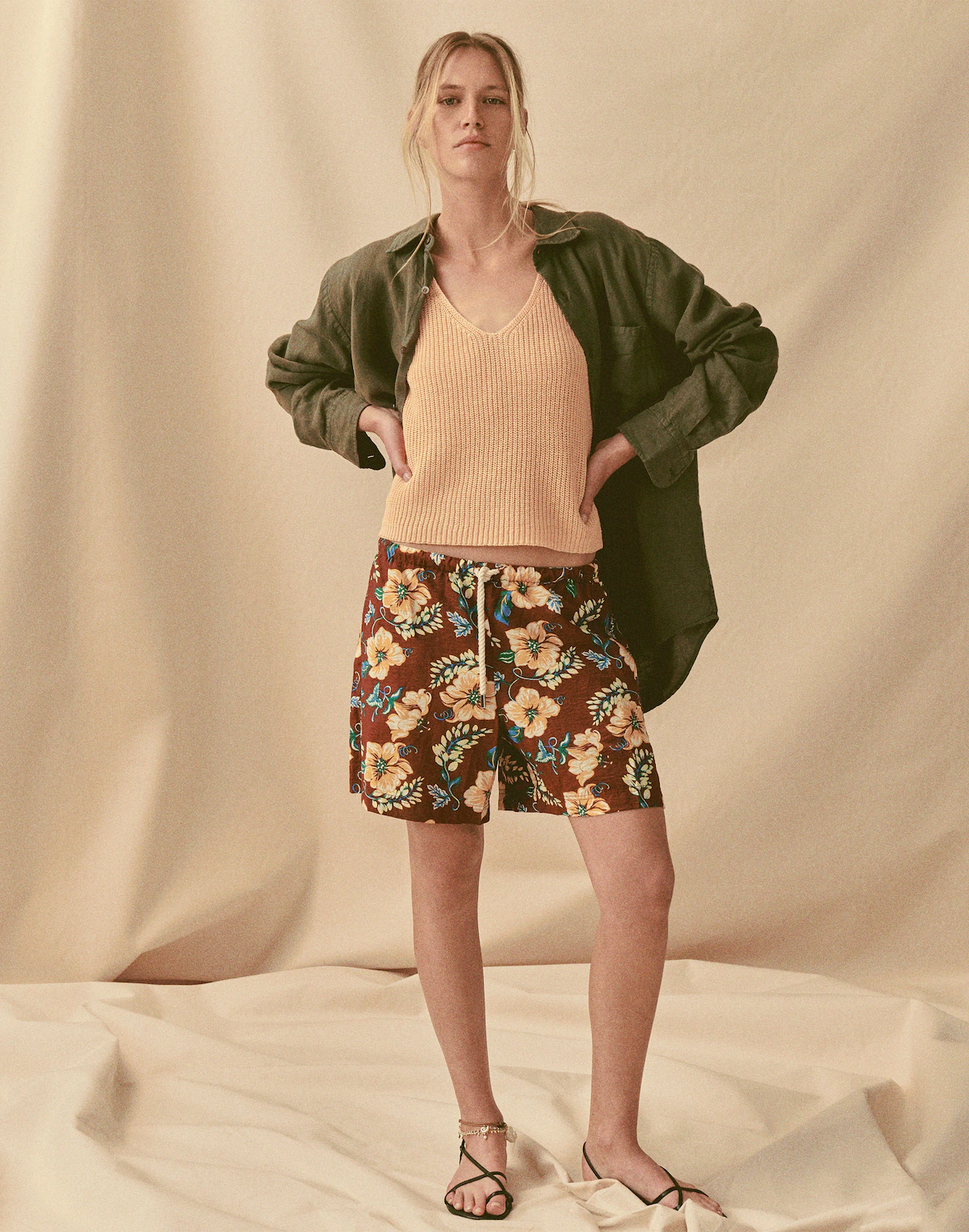 Pull-On Drawstring Boardshorts