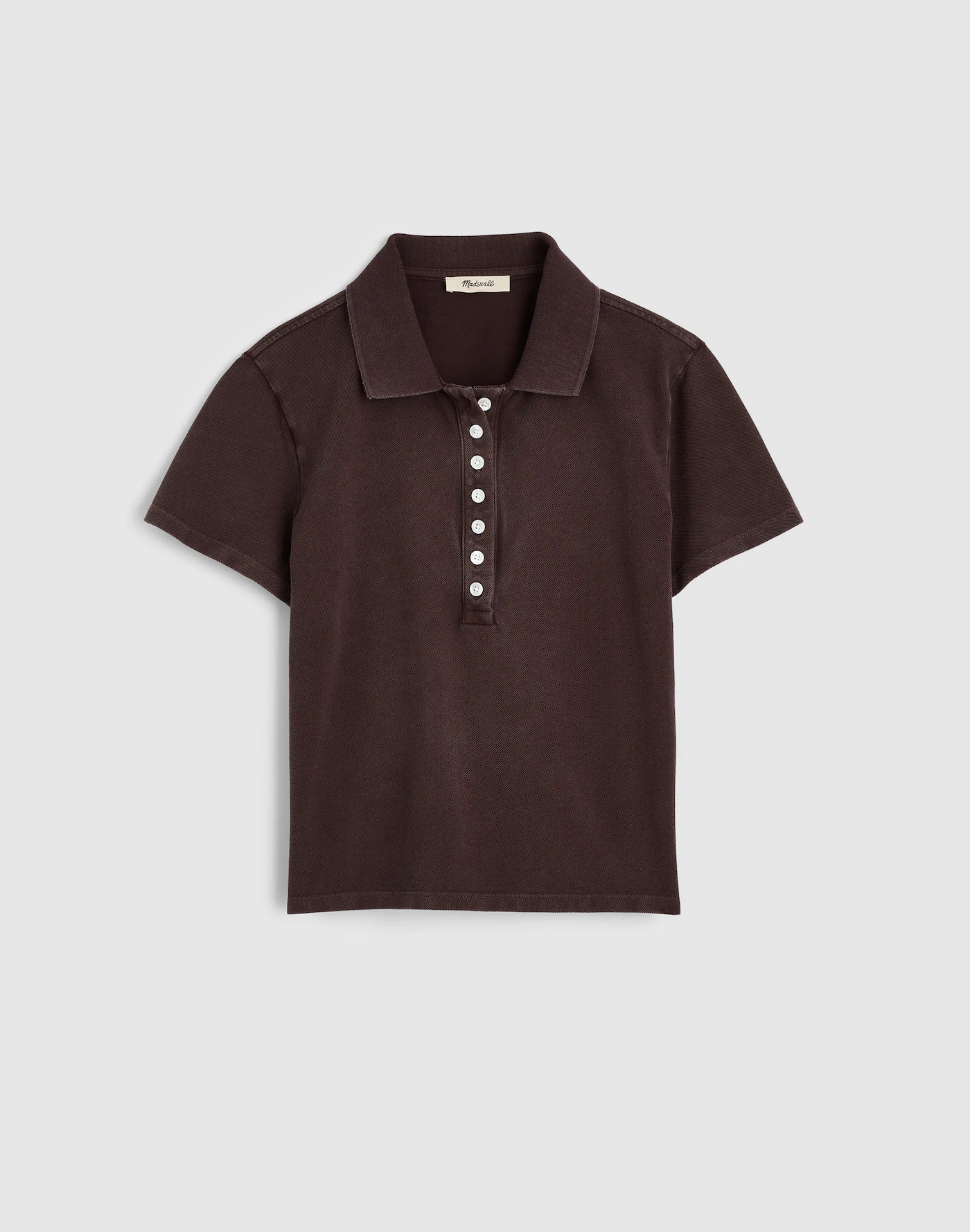Shrunken Polo in Cotton Pique