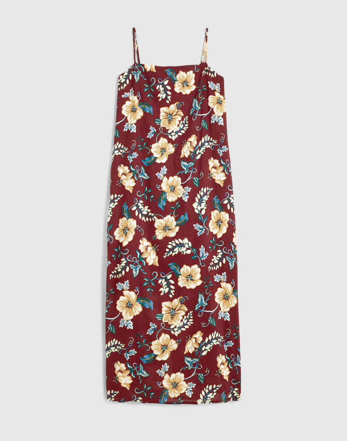 Squareneck Sleeveless Maxi Dress
