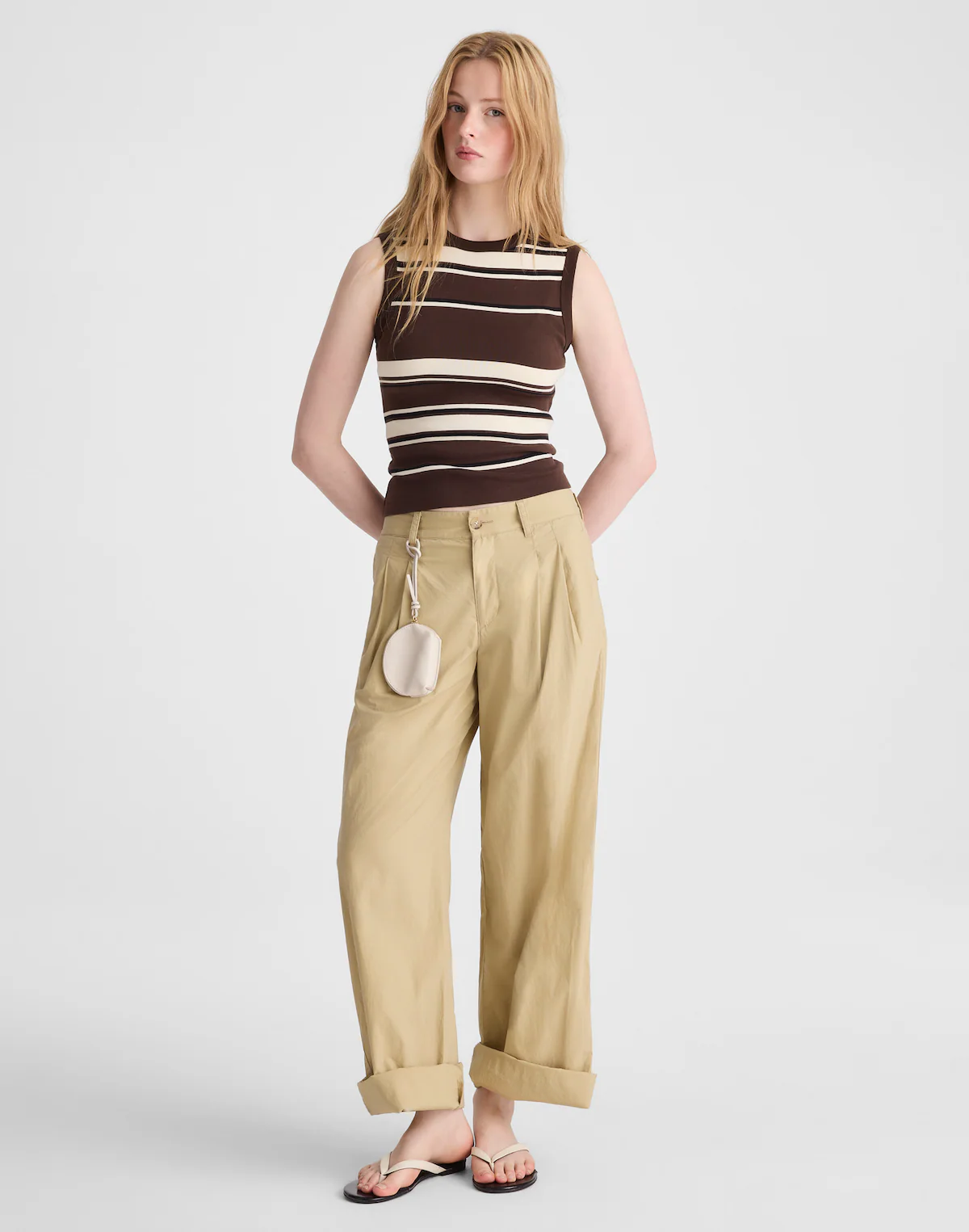 The '90s Shell Tank in Compact Cotton