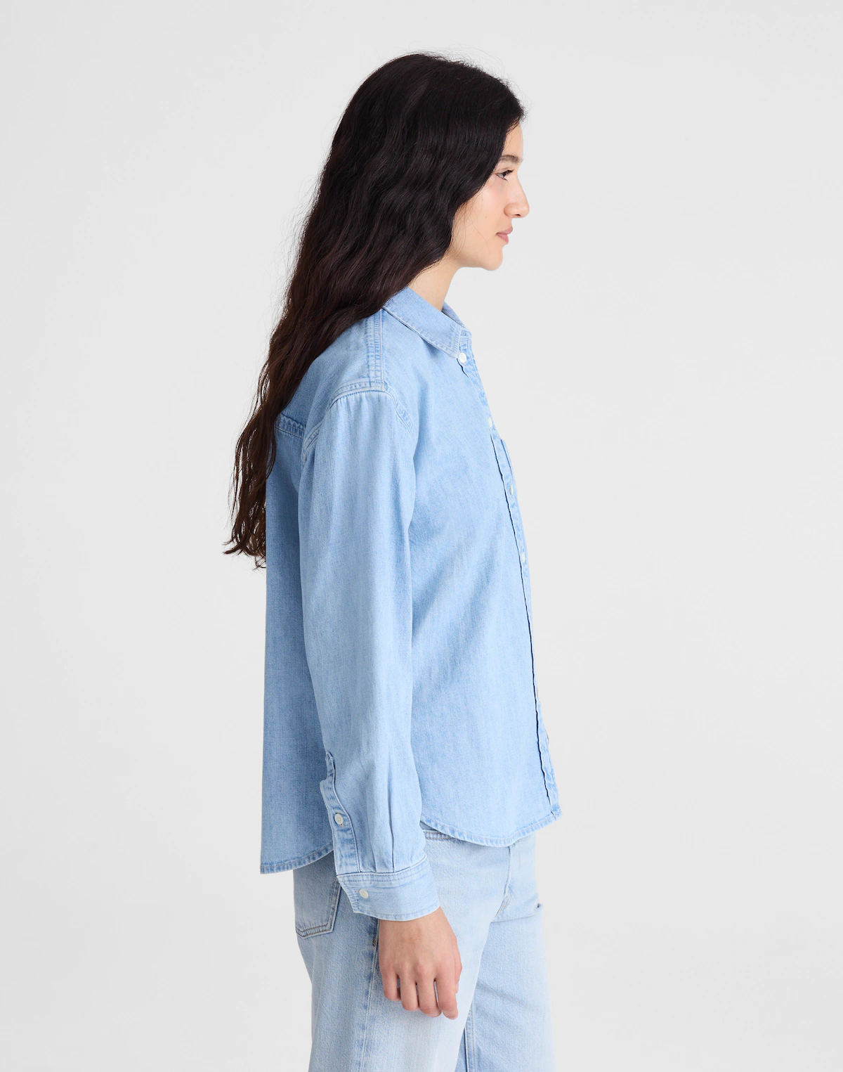 The Denim Easy Shirt in Laguna Wash