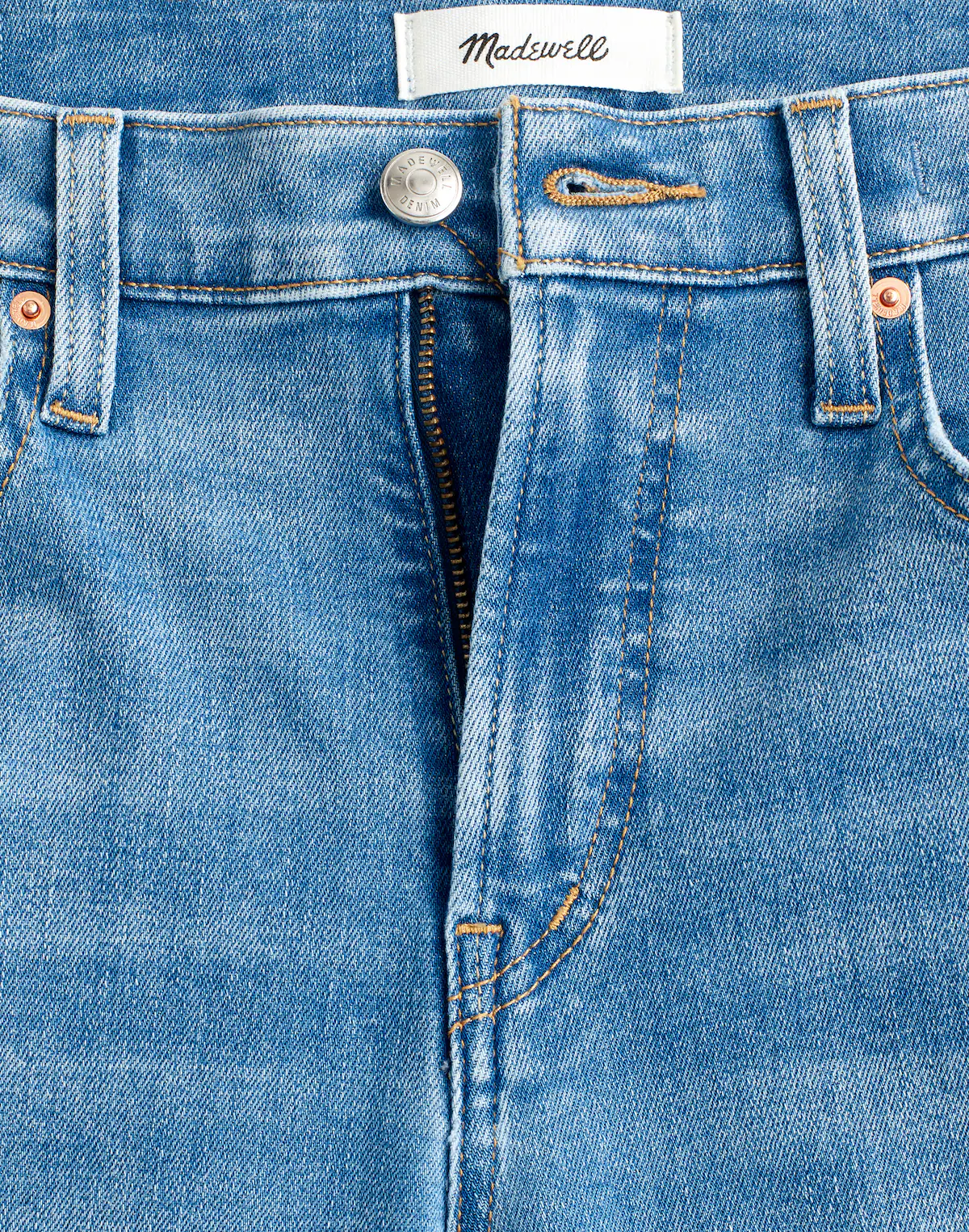 The Flare Crop Jean in Super Stretch Denim