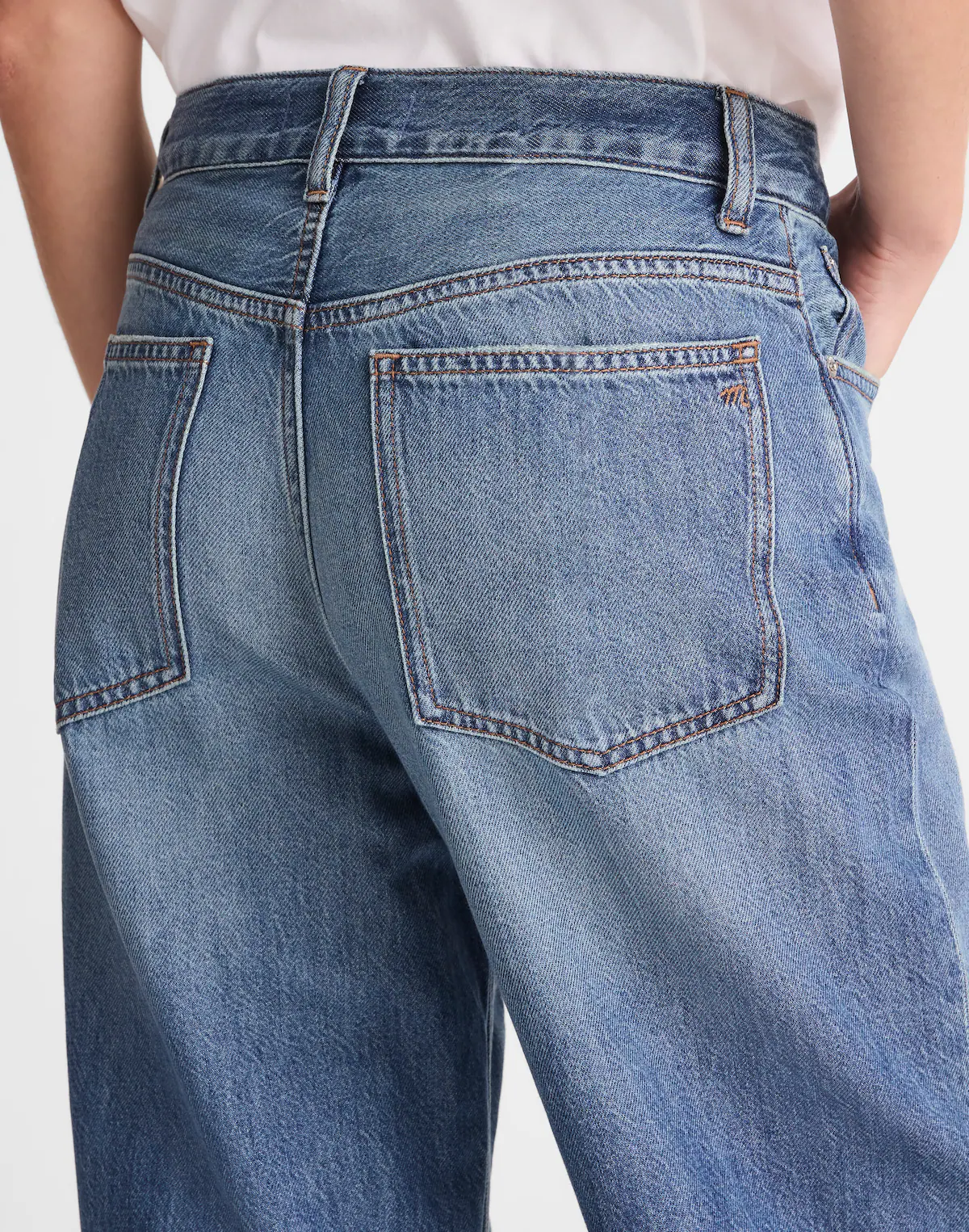 The Low-Slung Baggy Jean in Airy Denim