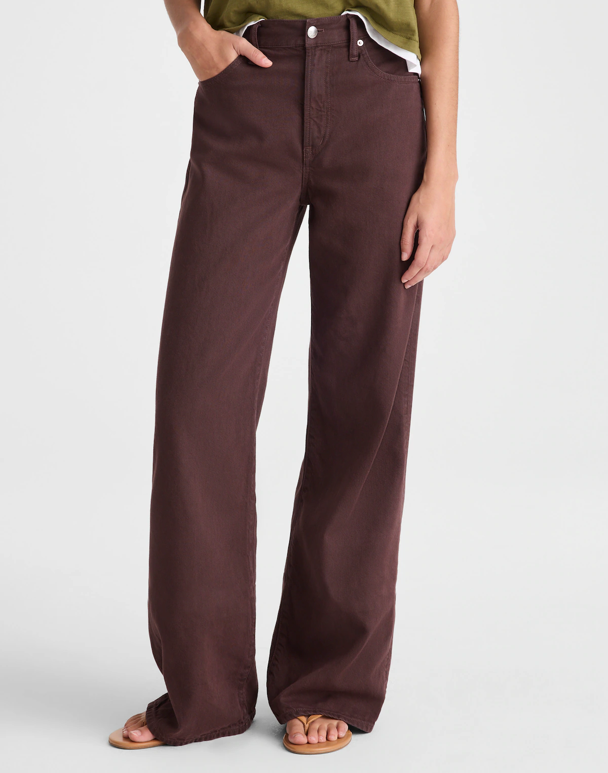 The Ultimate Wide-Leg Jean in Airy Denim