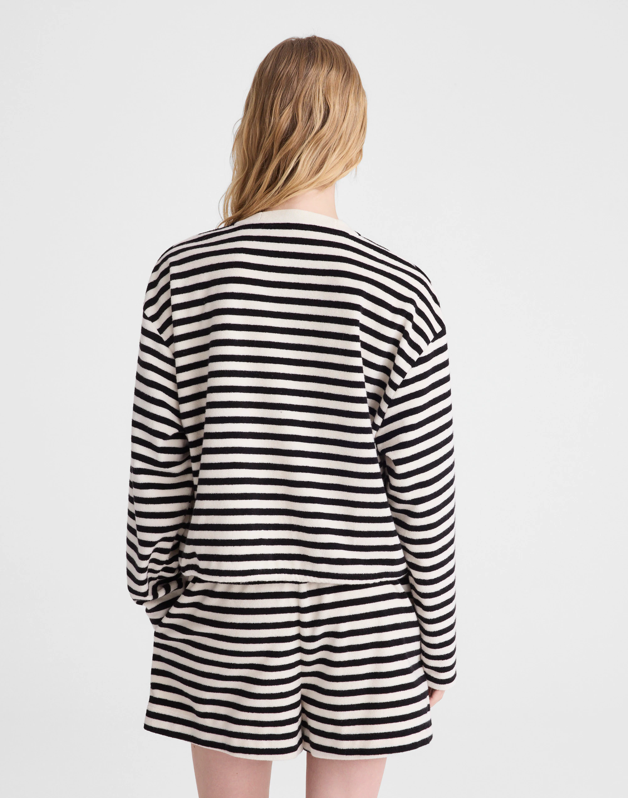 Tie-Waist Top in Terry — image 4