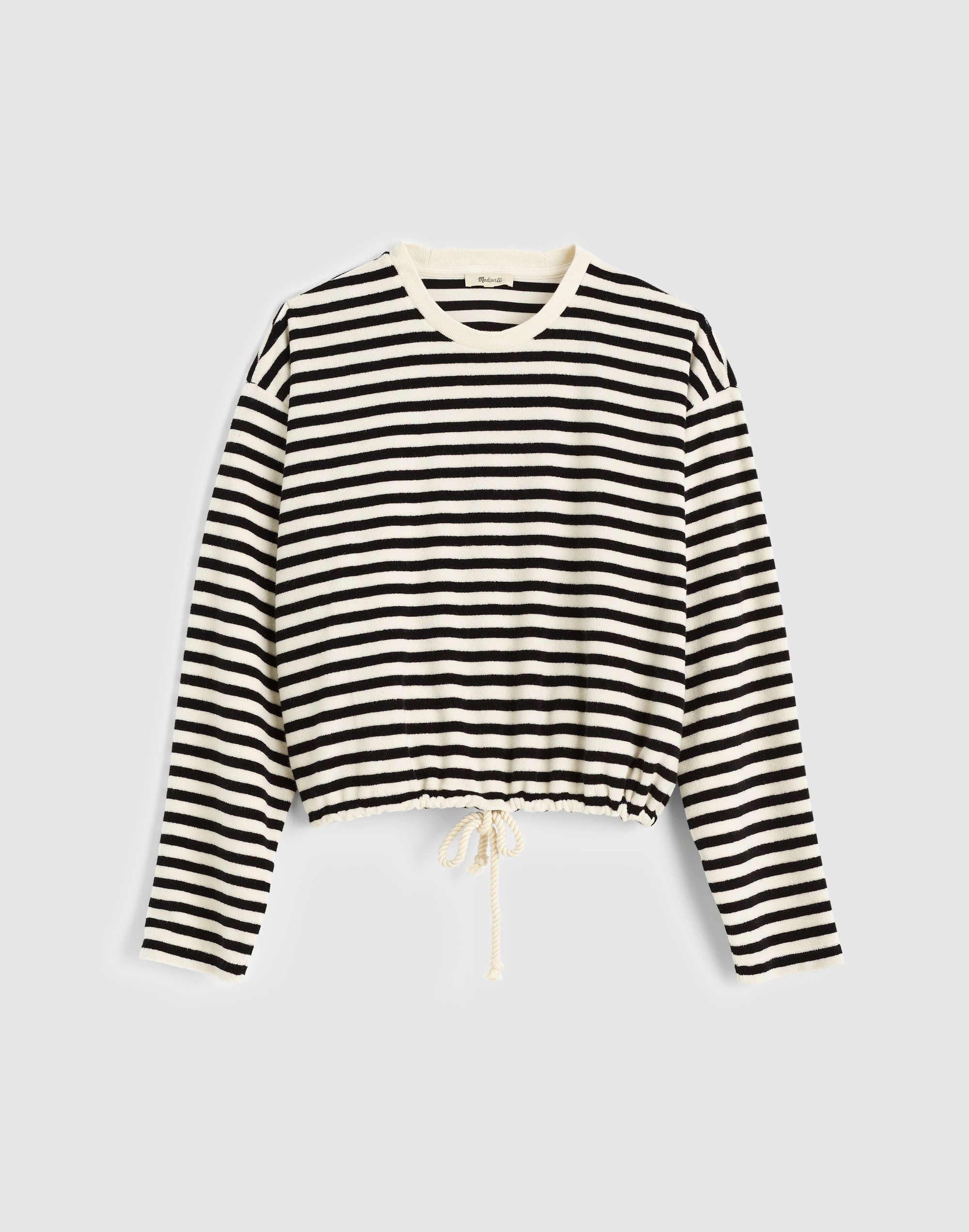 Tie-Waist Top in Terry — image 6