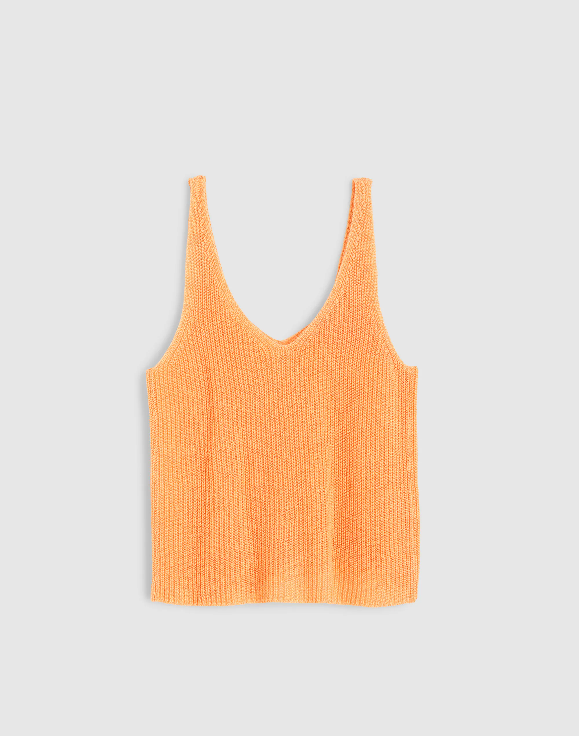 V-Neck Tank in 100% Linen — image 6